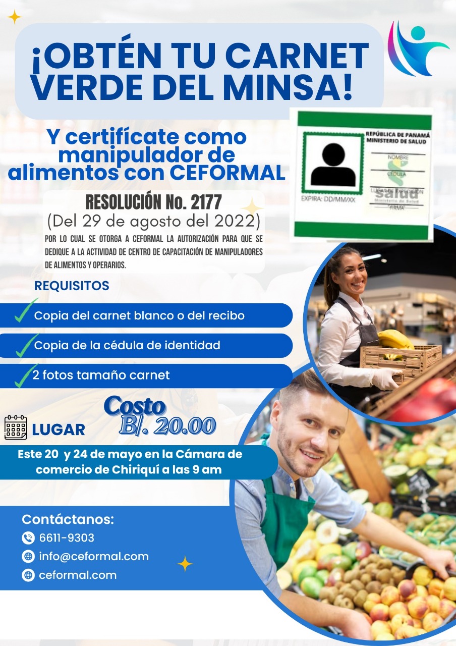 Certifícate con CEFORAL este 20 y 24 de mayo de 2025